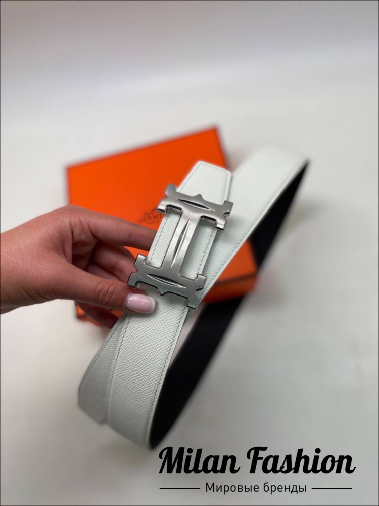 Двусторонний ремень Hermes  ss-102. Вид 4
