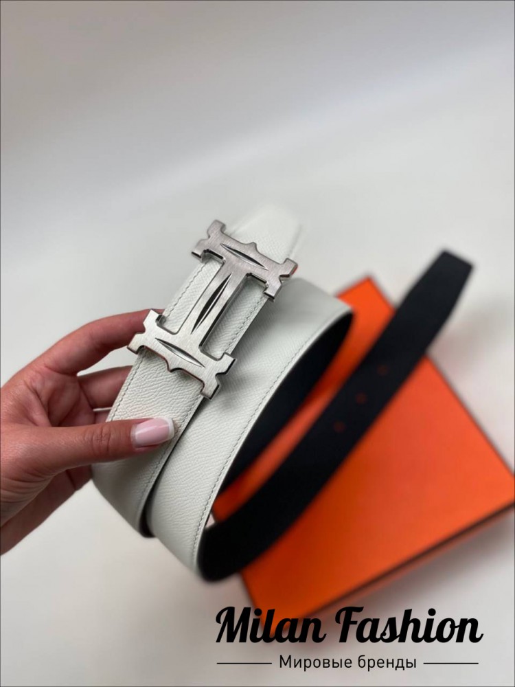 Двусторонний ремень Hermes  ss-102. Вид 1