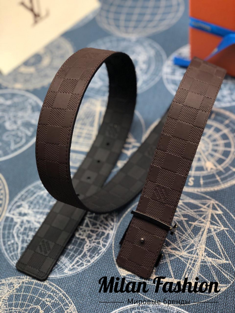 Двусторонний ремень Louis Vuitton gg1590. Вид 3