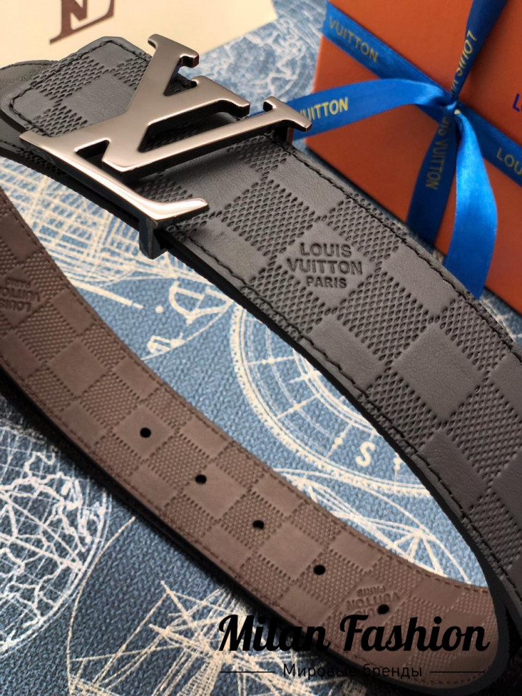 Двусторонний ремень Louis Vuitton gg1590. Вид 2