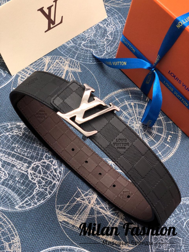 Двусторонний ремень Louis Vuitton gg1590. Вид 1