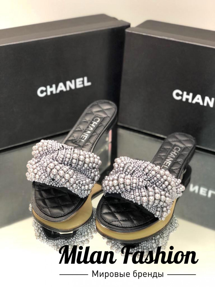 Мюли женские  Chanel v1172. Вид 1