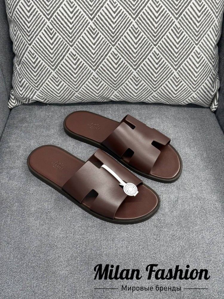 Шлепанцы  Hermes V52315. Вид 1