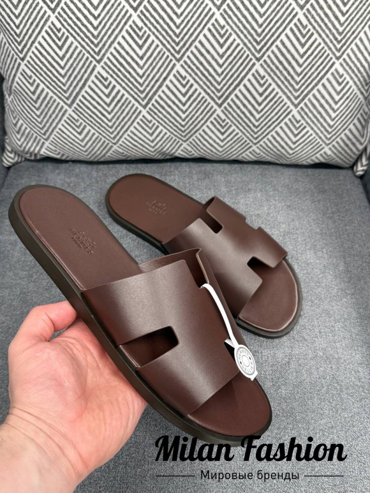 Шлепанцы  Hermes V52315. Вид 3