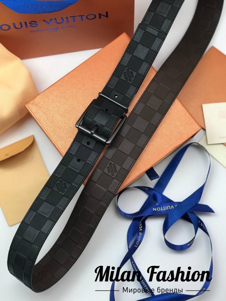 Двусторонний ремень Louis Vuitton gg1578. Вид 5