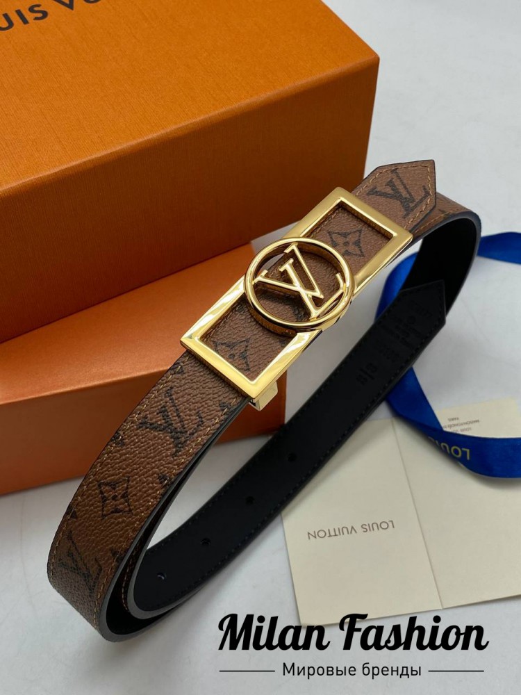 Ремень двухсторонний  Louis Vuitton V6109. Вид 3