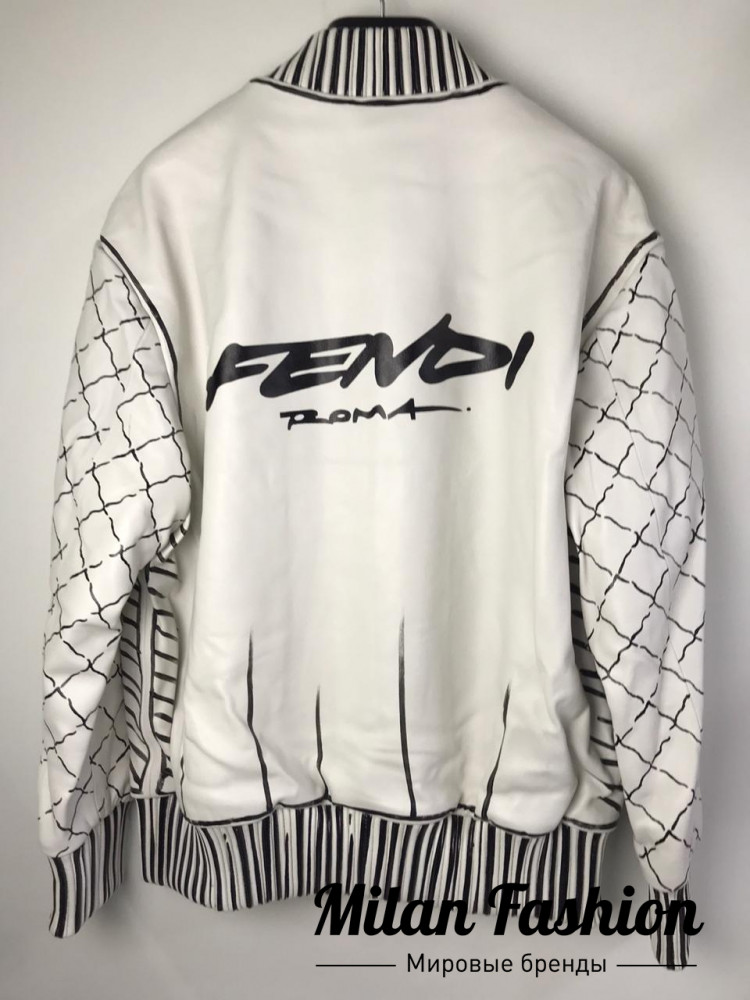 Куртка кожаная  Fendi V4126. Вид 3