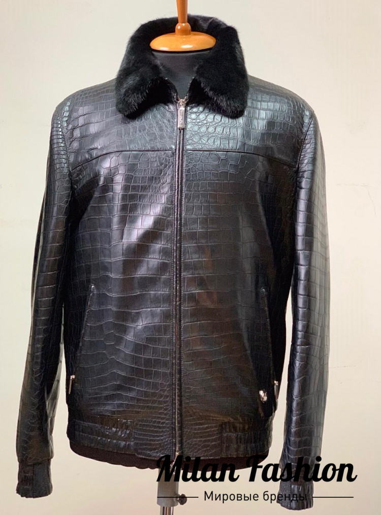 Куртка кожаная Stefano Ricci V4007. Вид 1
