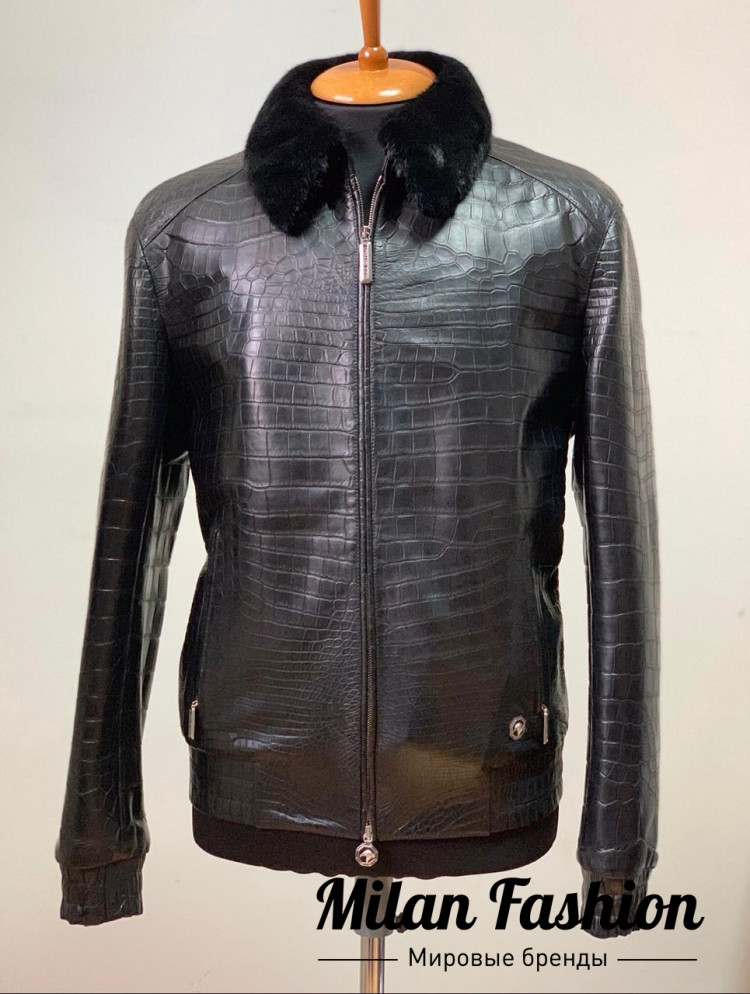 Куртка кожаная Stefano Ricci V4005. Вид 1
