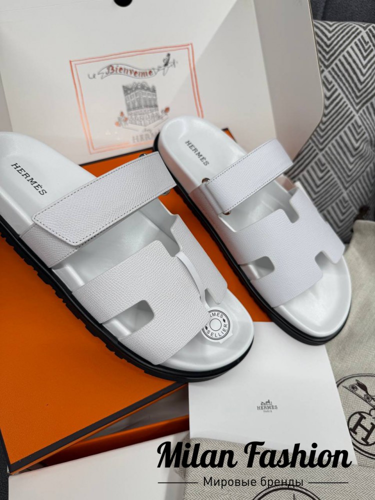 Шлепанцы  Hermes V52566. Вид 1