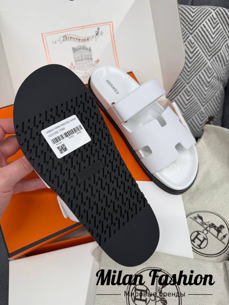 Шлепанцы  Hermes V52566. Вид 2