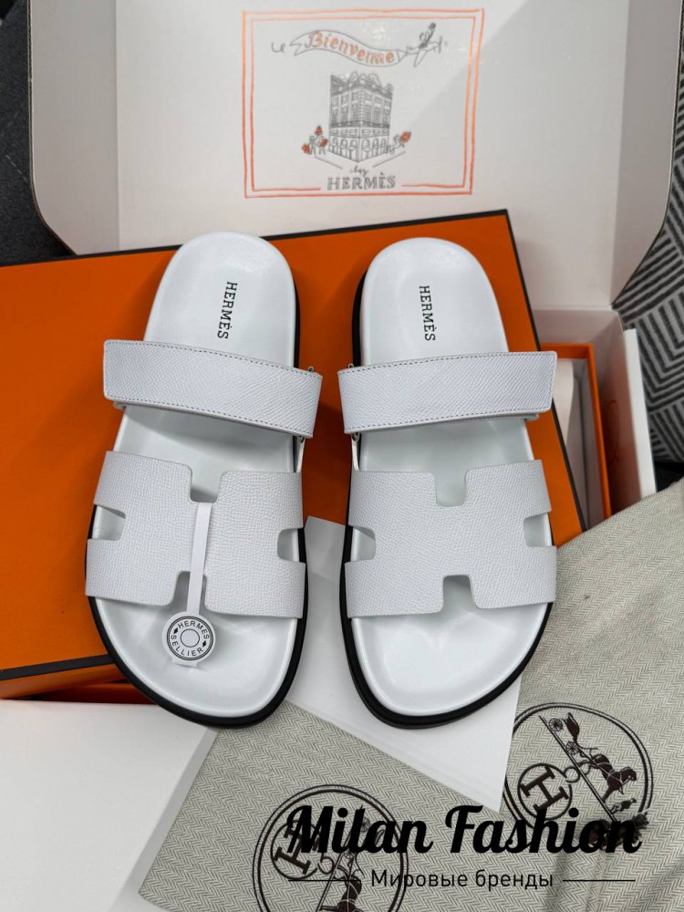 Шлепанцы  Hermes V52566. Вид 4