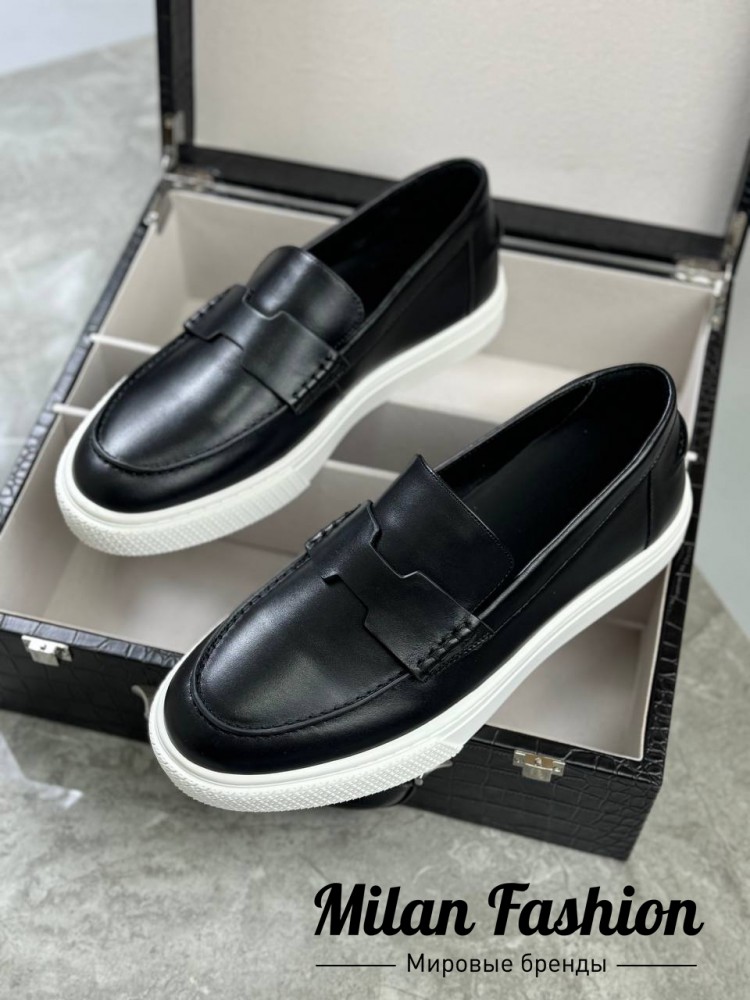 Слипоны  Hermes V33600. Вид 1