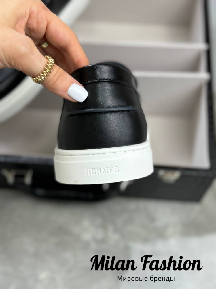 Слипоны  Hermes V33600. Вид 4