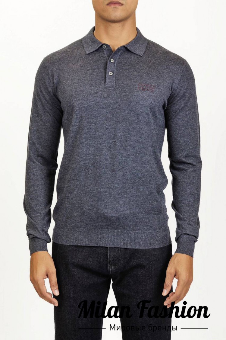 Поло с длинными рукавами Kiton V33645. Вид 1