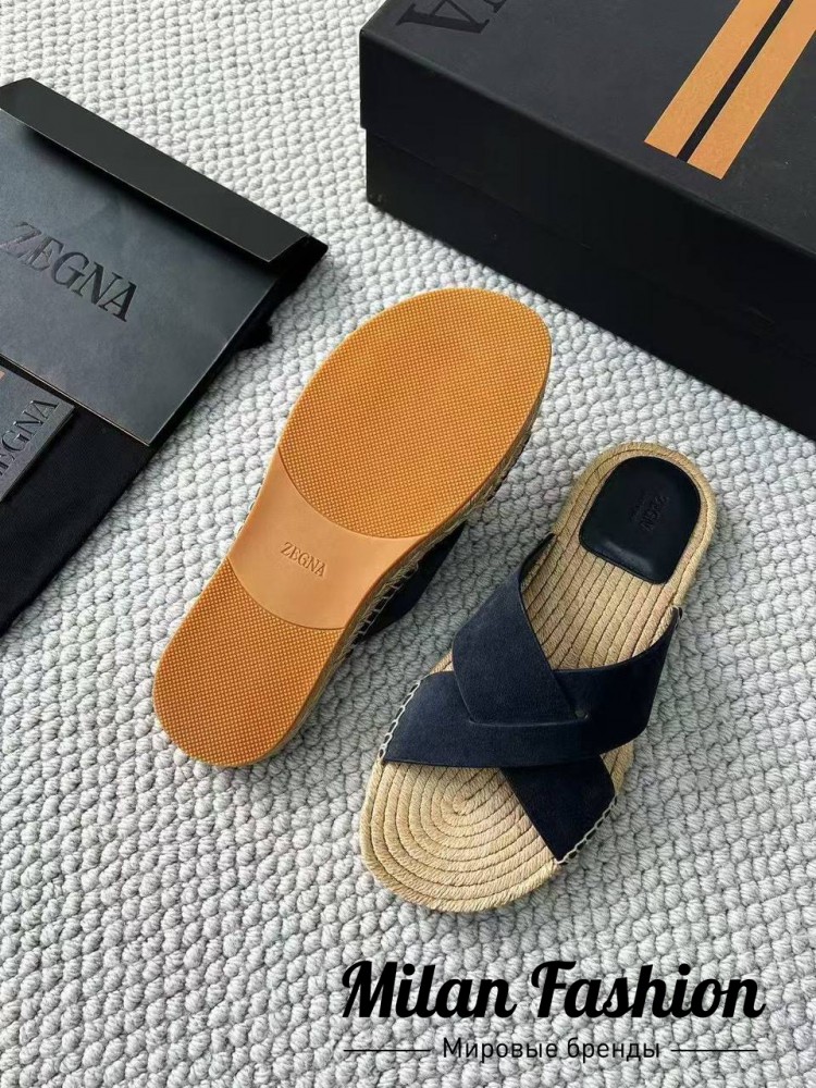 Шлепанцы  ZEGNA V52324. Вид 2