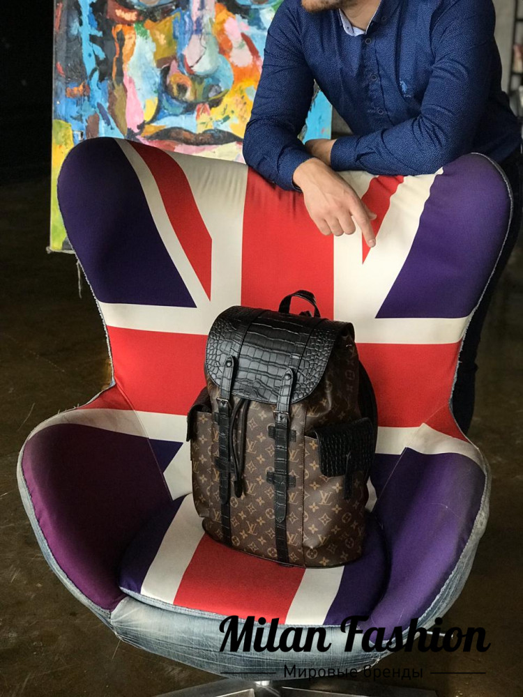 Рюкзак Christopher  Louis Vuitton kf1213. Вид 2