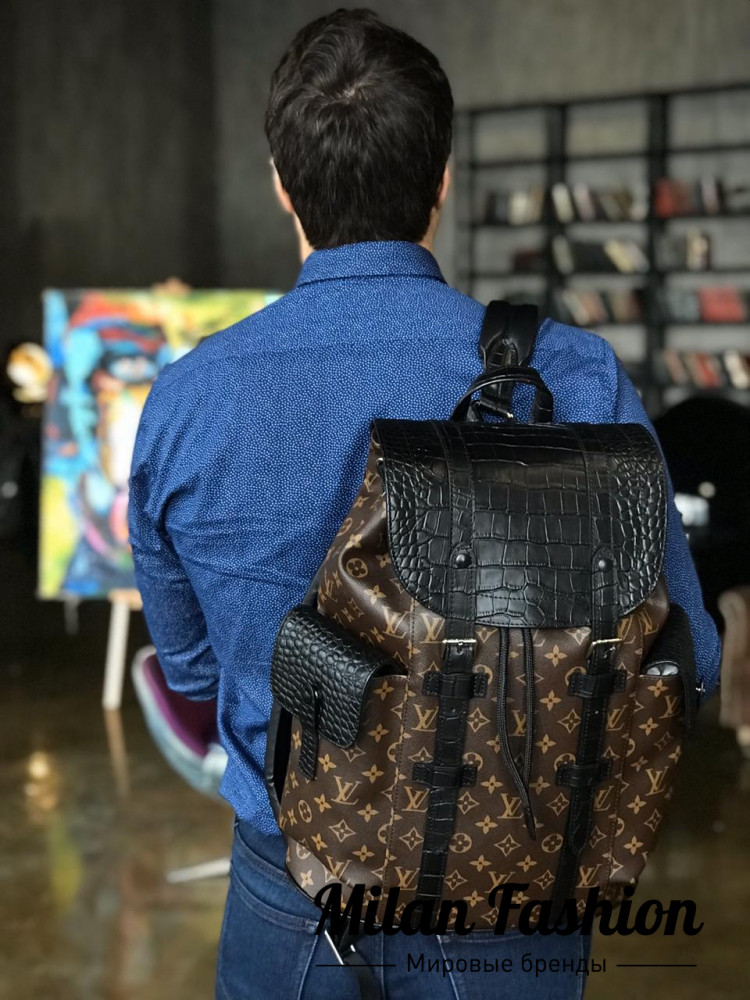 Рюкзак Christopher  Louis Vuitton kf1213. Вид 3