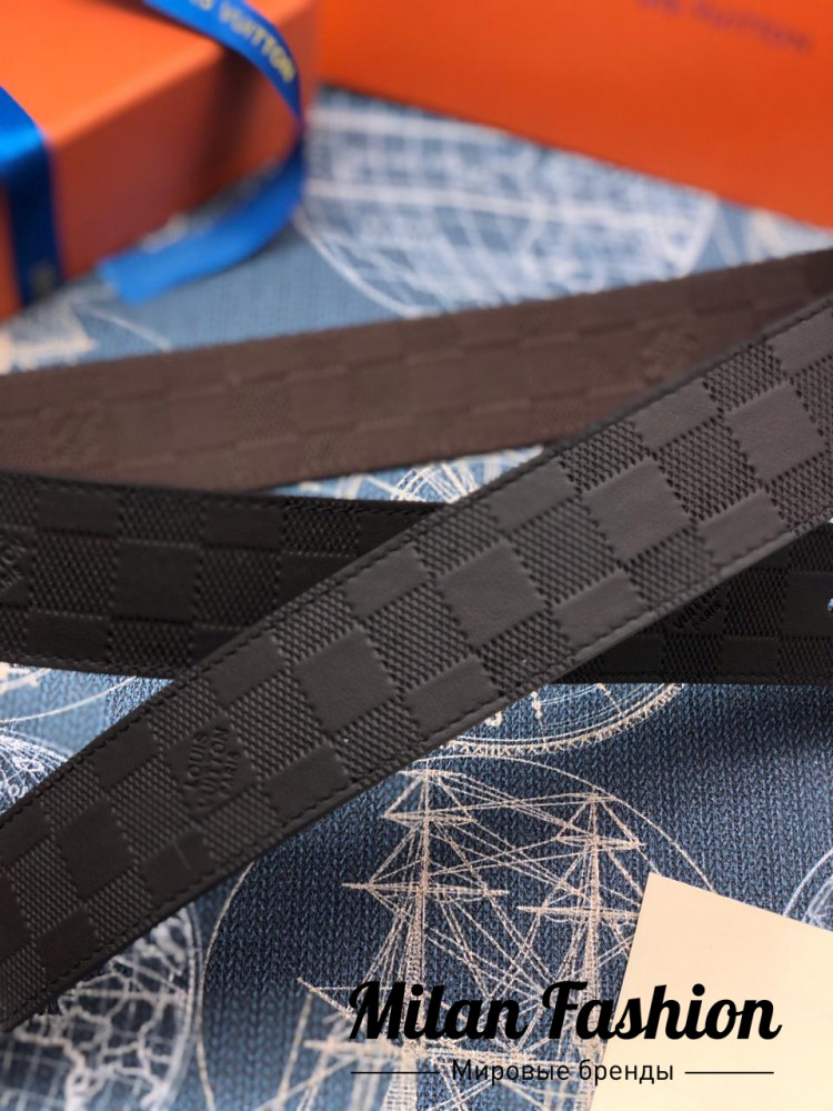 Двусторонний ремень Louis Vuitton gg1578. Вид 3