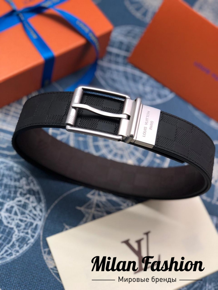 Двусторонний ремень Louis Vuitton gg1578. Вид 4