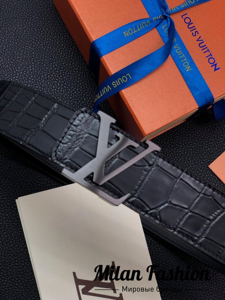 Мужской ремень Louis Vuitton gg1589. Вид 3