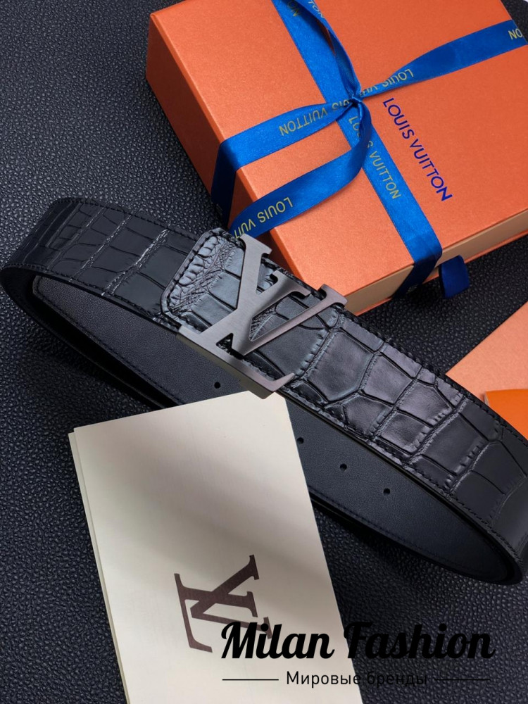 Мужской ремень Louis Vuitton gg1589. Вид 1