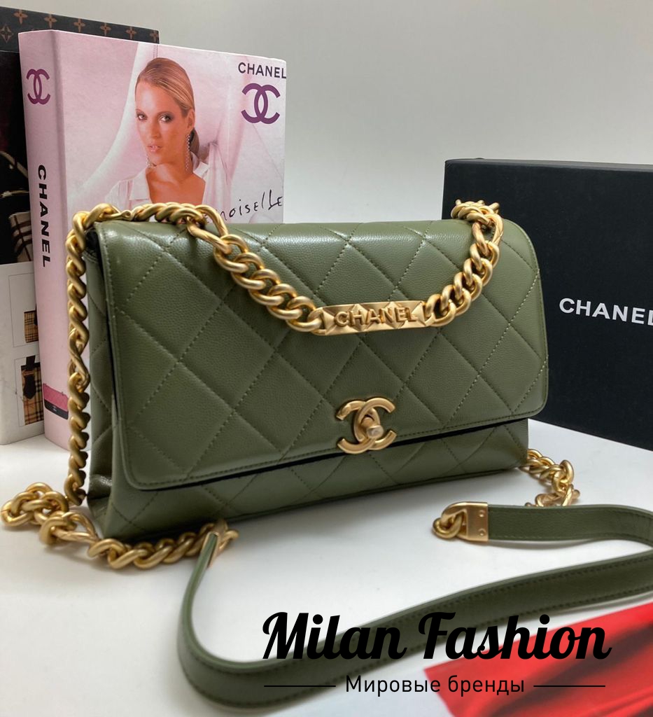 Женская сумка Chanel 30x19x10 черная A53925  купить в Москве с доставкой  по РФ