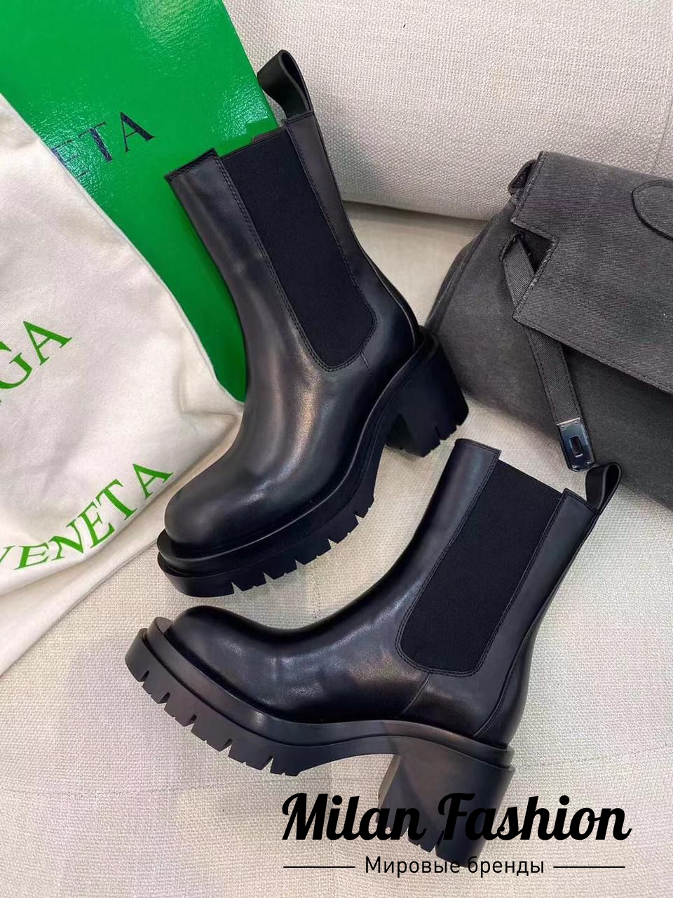 Ботинки Bottega Veneta №V13906 купить в Москве - цены в интернет-магазинеМир-Милана.ру