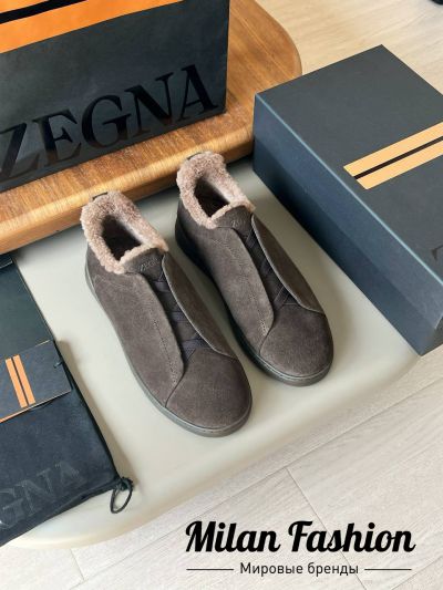 Кроссовки на меху  ZEGNA #V33700