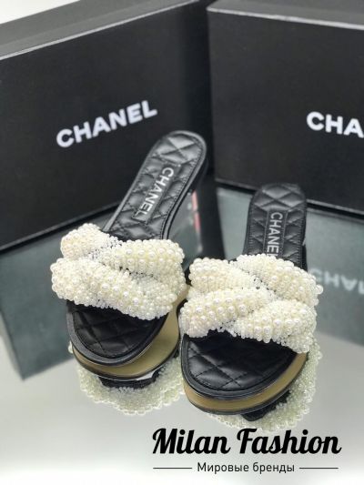 Мюли женские  Chanel #v1173