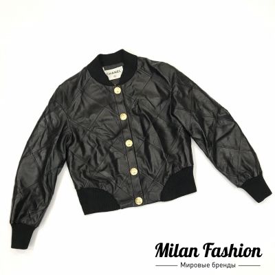 Куртка кожаная Chanel #V3861
