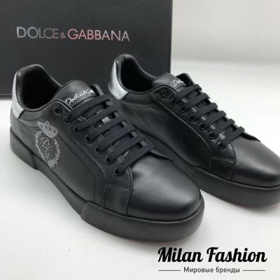 Кожаные кеды  Dolce & Gabbana #vr120